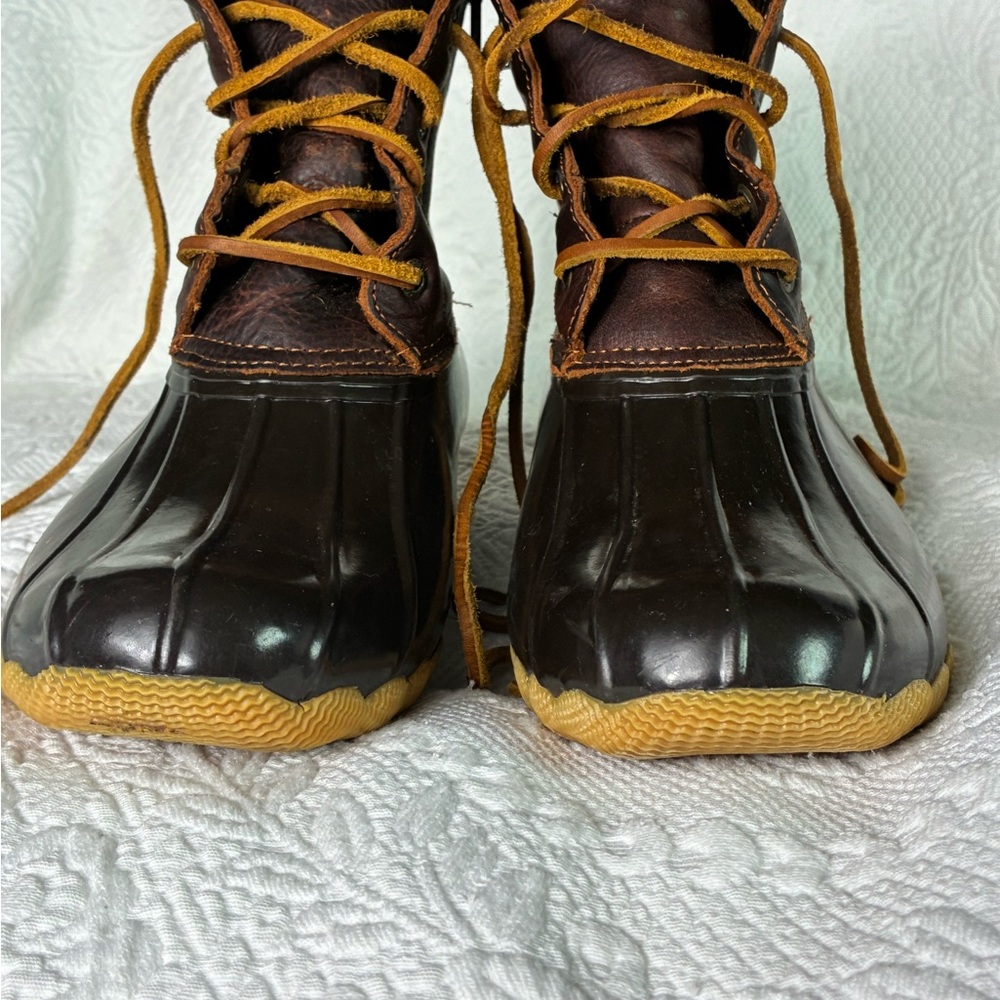Sperry Black and Brown Duck Boots - Picture 7 of 16